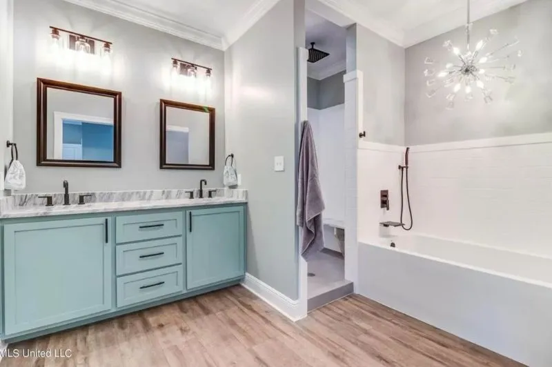 Bathrooms project by Coastal Contracting on the Mississippi Gulf Coast